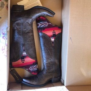 Ariat x Pendleton knee high boots